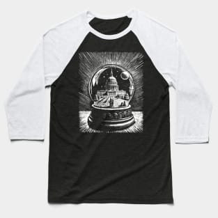 Capitol Washington in a snow globe Baseball T-Shirt